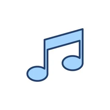 Music icon vector. note music sign and symbol 스톡 일러스트