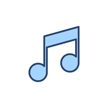 Music icon vector. note music sign and symbol Illustrazione stock
