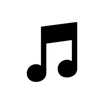 Music icon vector. note music sign and symbol 스톡 일러스트