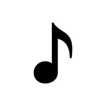 Music icon vector. note music sign and symbol Stock Illustration