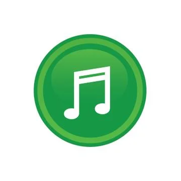 Music icon web Stock Illustration