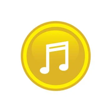 Music icon web Stock Illustration