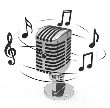 The music Stock Illustration