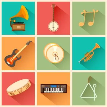 Music instrument Stock Illustration