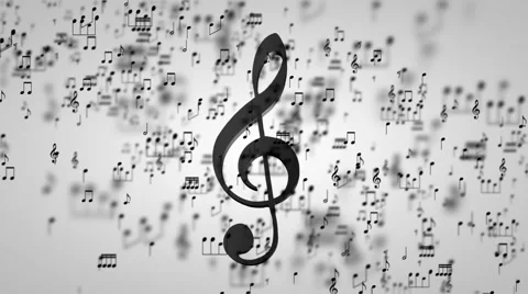 Music Key Particles 01 Stock Footage 47929141