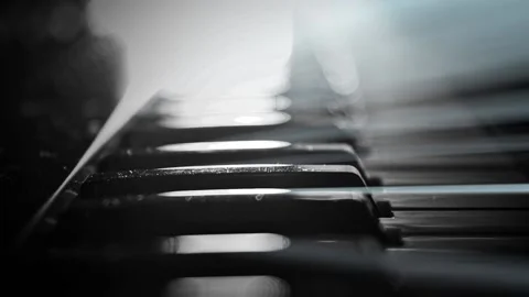 Music keyboard motion Stock Footage 149822474