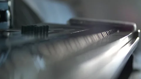 Music keyboard motion Stock Footage 149822495