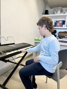 Music lessons Stock Photos
