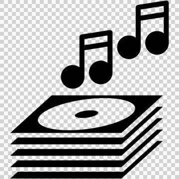 Music library Stock Illustration