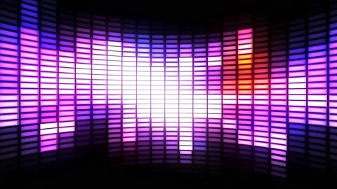 Music Lights Wall Background Stock Footage 179781496