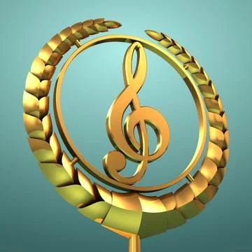 Music Logo 3D Model