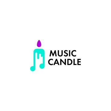 Music Logo Design Concept Vector Stock Illustration