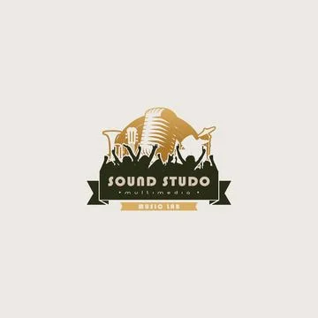 Music logo icon vector illustration Music Notes with Line Art Style Illustrazione stock