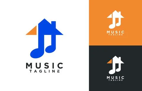Music logo Stock Illustration
