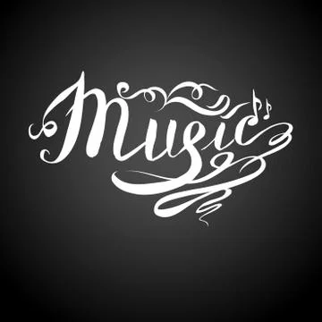Music logo or background Stock-Illustration