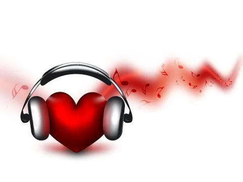 Music lover Illustrazione stock