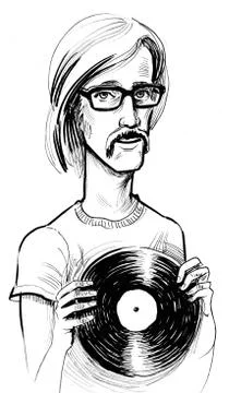 Music lover Stock Illustration