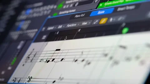 Music making program. Stock Footage 306950001