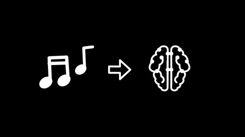 Music Mind Processing Stock Footage 334189029