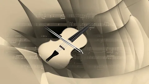 Music musical violin stringed Stock Footage 90880214