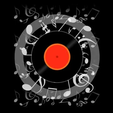 Music night party Stock Illustration