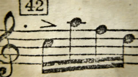 Music, Notation, Sheet Music Stock Footage