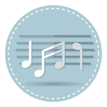 Music Notations Stock-Illustration
