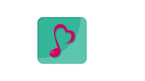 A music note and a CD, representing the essence of music and sound recording. Stock Footage 332479858