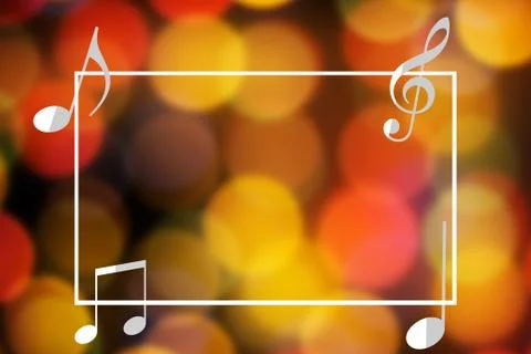 Music Note Background Stock Photos