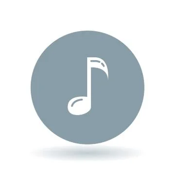 Music note icon Stock Illustration