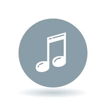 Music note icon Stock Illustration