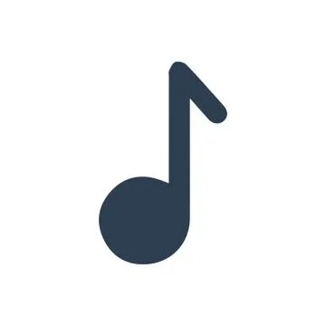 Music note icon Stock Illustration