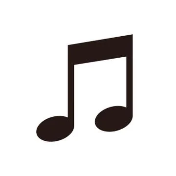 Music note icon Stock Illustration