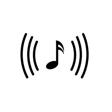 Music note Icon Stock Illustration