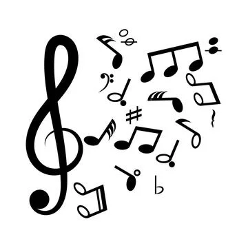 Music note Icon Stock Illustration