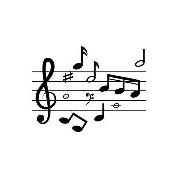 Music note Icon Stock Illustration