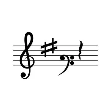 Music note Icon Stock Illustration
