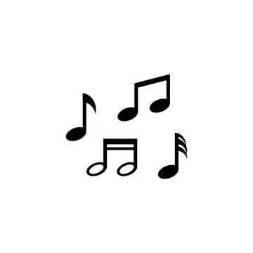 Music note Icon Stock Illustration