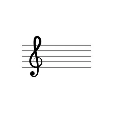 Music note Icon 库存插图