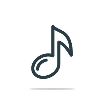 Music Note Icon Logo Template Illustration Design. Vector EPS 10. Stock Illustration