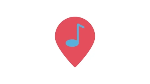 Music note icon representing sound and melody, typically used in musical co.. Stock Footage 332988406