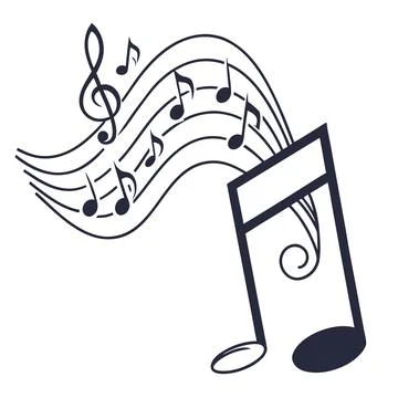Music Note Icon Vector Art Stock Illustration