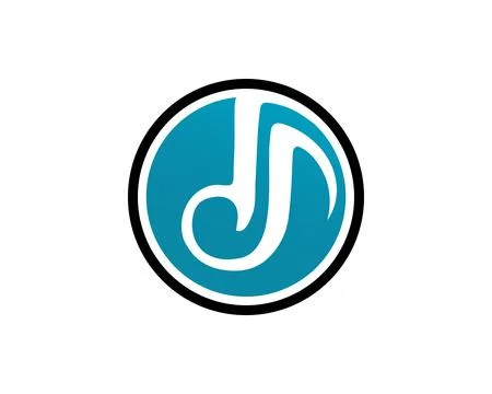 Music note Icon Vector 스톡 일러스트