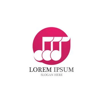 Music note Icon Vector illustration design Stock Illustration