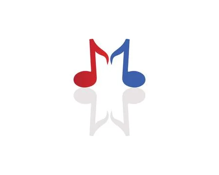 Music note Icon Vector logo and design 스톡 일러스트
