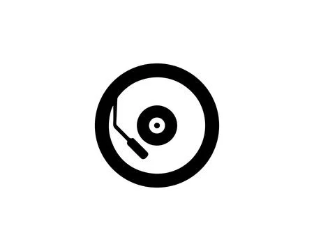 Music note Icon Vector logo and design Stock Illustration