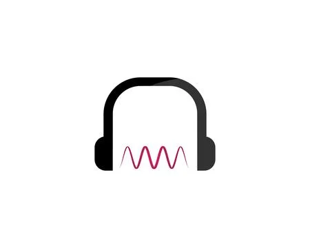 Music note Icon Vector logo and design Stock Illustration