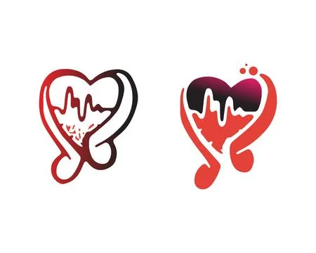 Music note Icon Vector logo and design Stock Illustration