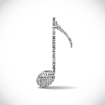 Music note Stock Illustration