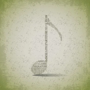 Music note Stock Illustration